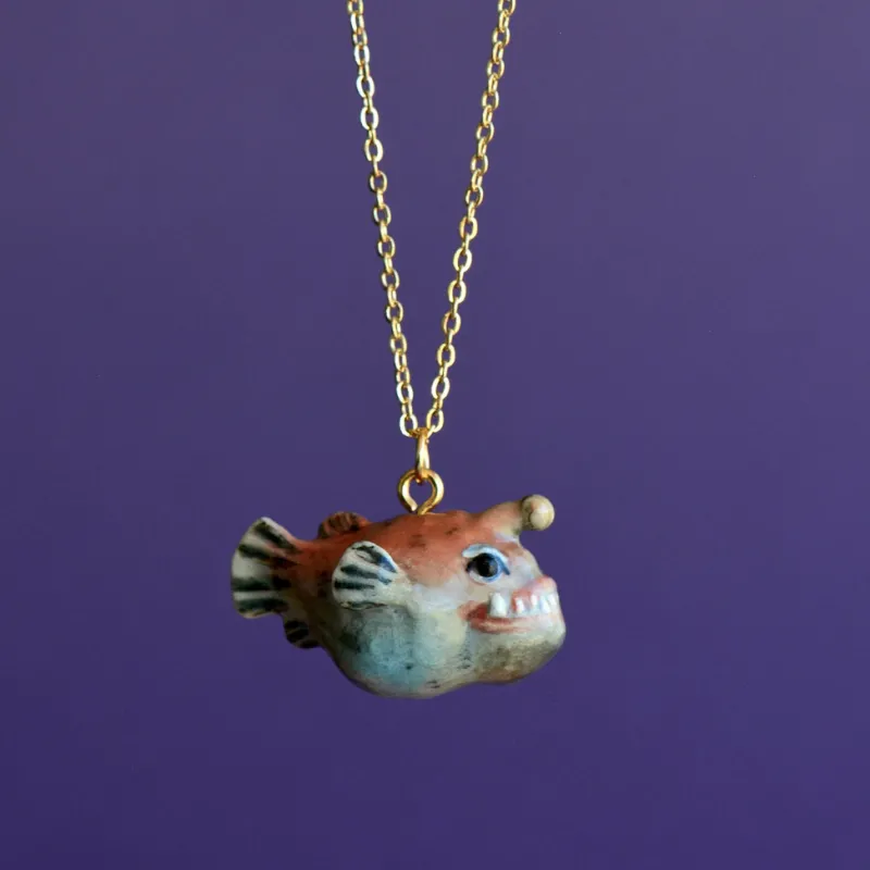 Angler Fish Necklace>Camp Hollow New