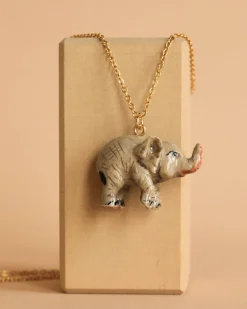 Baby Elephant Necklace>Camp Hollow Clearance