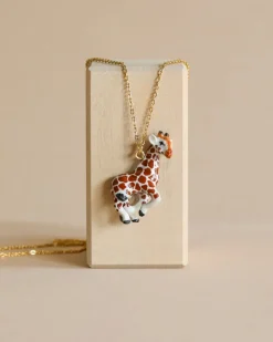Baby Giraffe Necklace>Camp Hollow Hot