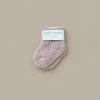Baby Pile Knit Socks - Pink>Fog Linen Work Clearance