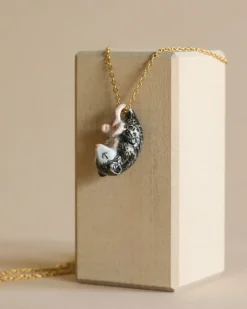 Baby Possum Necklace>Camp Hollow Clearance
