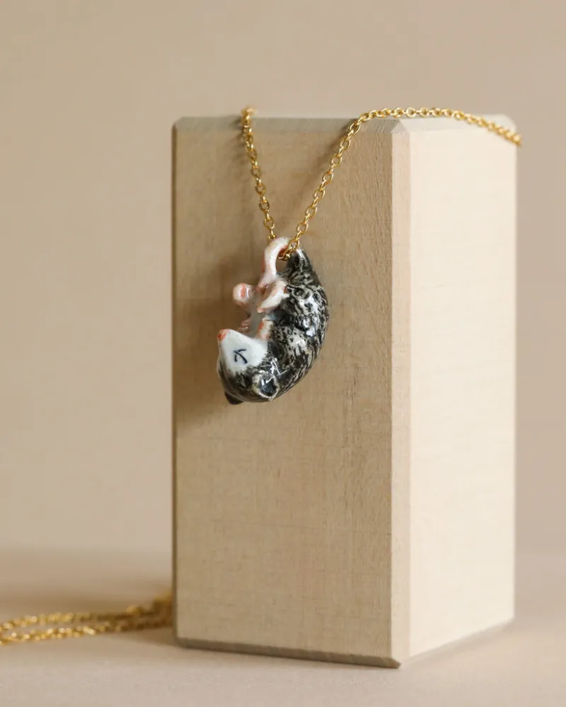 Baby Possum Necklace>Camp Hollow Clearance