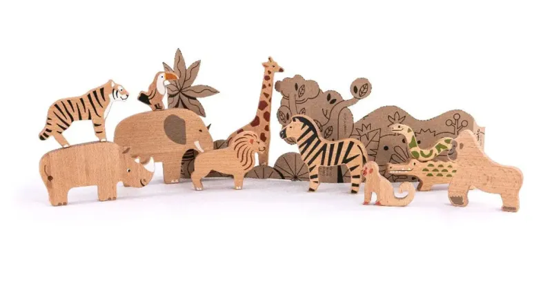 Toys | Wooden Wild Animals>Bajo New