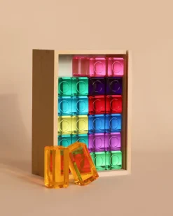 Luminous Blocks - 24 Piece>Bauspiel Fashion