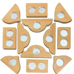 Mirror Blocks (12 pieces)>Bauspiel Best