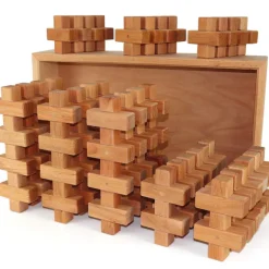 Plus Building Blocks In Wooden Box (36 pieces)>Bauspiel Online