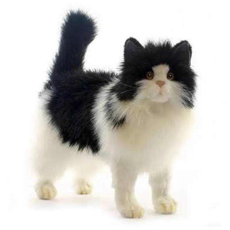 Black & White Cat Stuffed Animal>Hansa Outlet