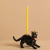 Black Cat Cake Topper>Camp Hollow Porcelain Animal Treasures New