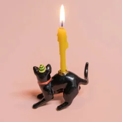 Black Cat Cake Topper></noscript>Camp Hollow Porcelain Animal Treasures New