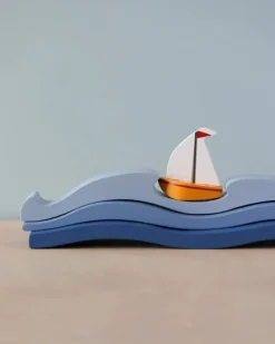 Blue Water and Sail Boat Set>Tender Leaf Toys Outlet