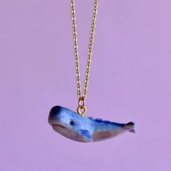 Blue Whale Necklace><noscript><img width=