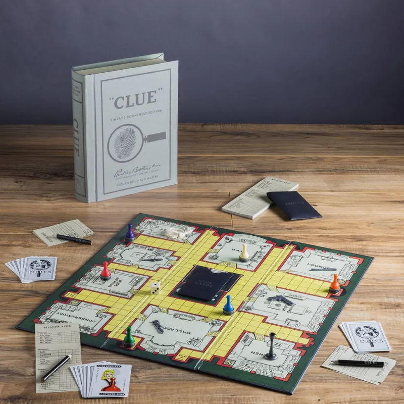 Board Game: Clue Vintage Bookshelf Edition>WS Game Company Fashion