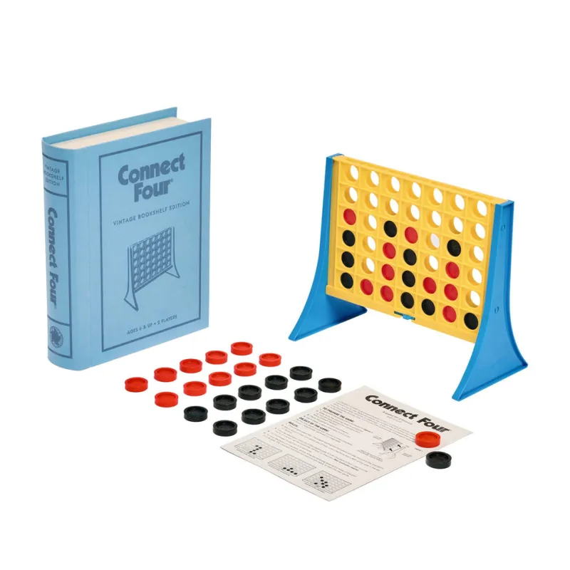 Board Game: Connect 4 Vintage Bookshelf Edition>WS Game Company Online