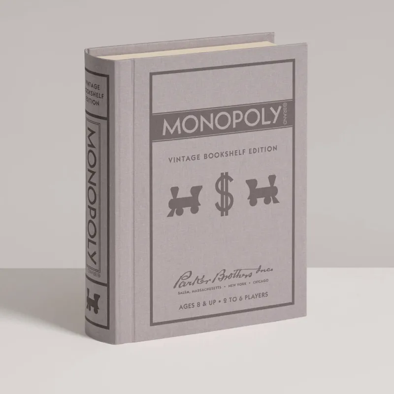 Board Game: Monopoly Vintage Bookshelf Edition>WS Game Company Online
