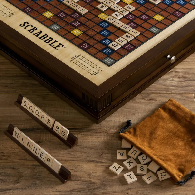 Board Game: Scrabble Heirloom with Rotating Game Board>WS Game Company Hot