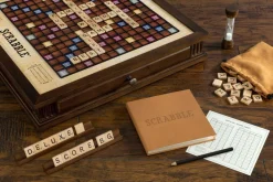 Board Game: Scrabble Heirloom with Rotating Game Board><noscript><img width=