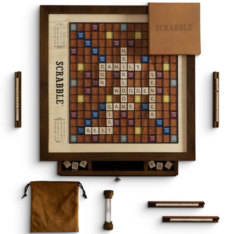 Board Game: Scrabble Heirloom with Rotating Game Board>WS Game Company Hot
