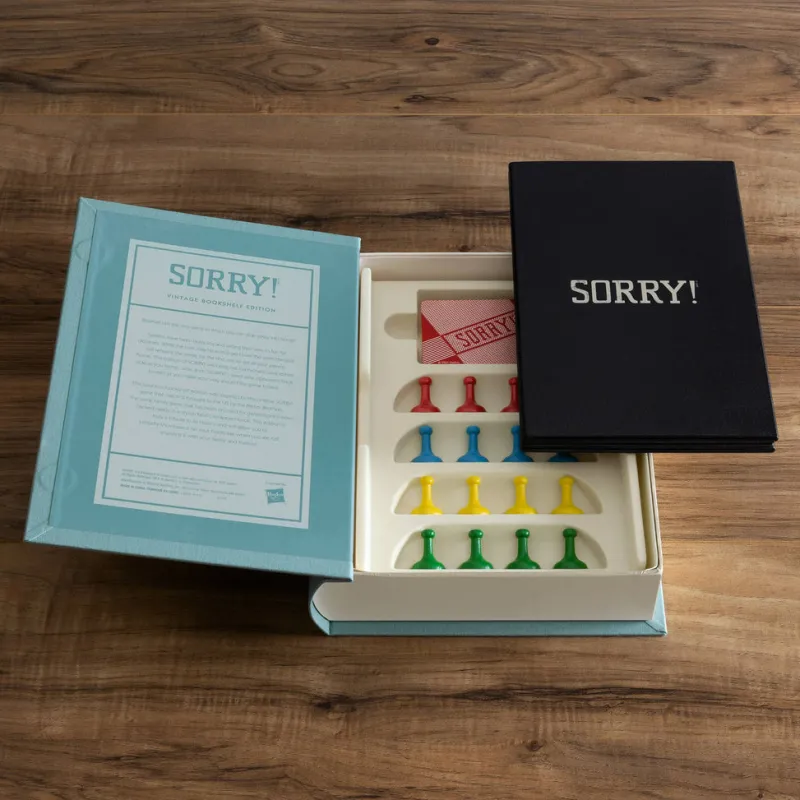 Board Game: Sorry! Vintage Bookshelf Edition>WS Game Company Fashion