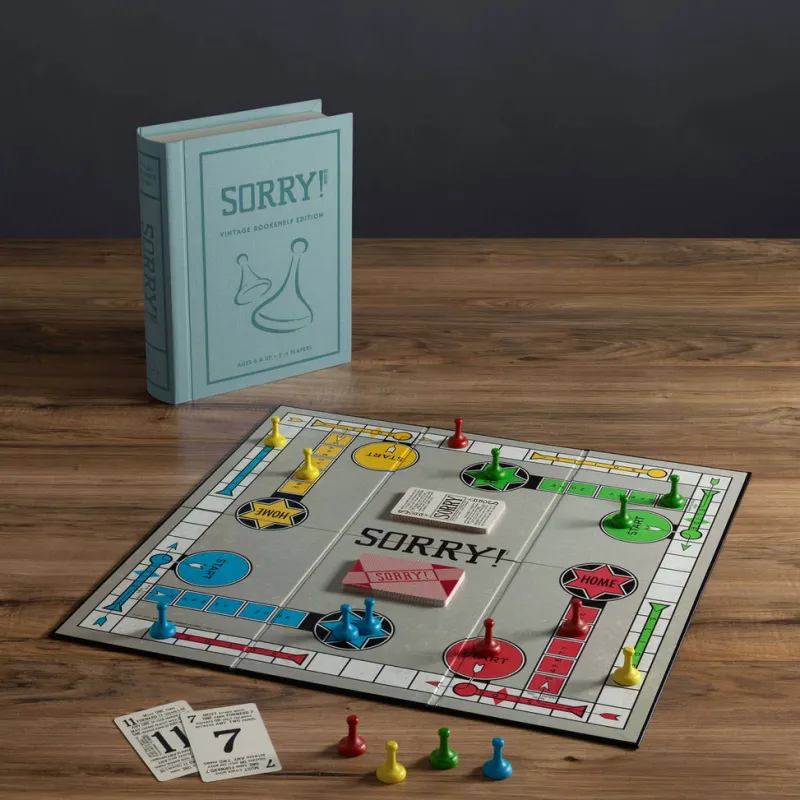 Board Game: Sorry! Vintage Bookshelf Edition>WS Game Company Fashion