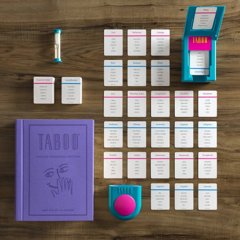 Board Game: Taboo Vintage Bookshelf Edition>WS Game Company Online