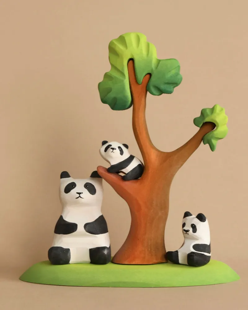 Bumbu Panda Bears And Tree Set>Bumbu Toys Outlet