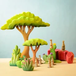 Bumbu Wooden Acacia Tree Set><noscript><img width=