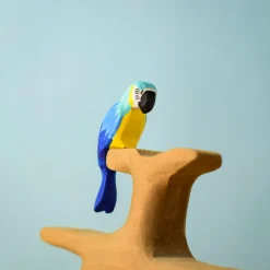 Bumbu Wooden Blue Macaw Parrot><noscript><img width=