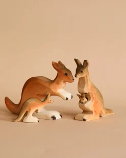 Bumbu Wooden Kangaroo Family Set>Bumbu Toys Hot