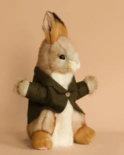 Bunny Puppet With Green Jacket>Hansa Discount