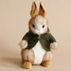 Bunny With Green Jacket Stuffed Animal>Hansa Hot