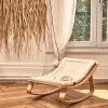 LEVO Rocker with Organic White cushion>Charlie Crane Sale