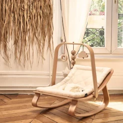 LEVO Rocker with Organic White cushion>Charlie Crane Sale