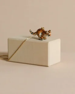 Cheetah Cub “Touch of Gold” Necklace>Camp Hollow Clearance