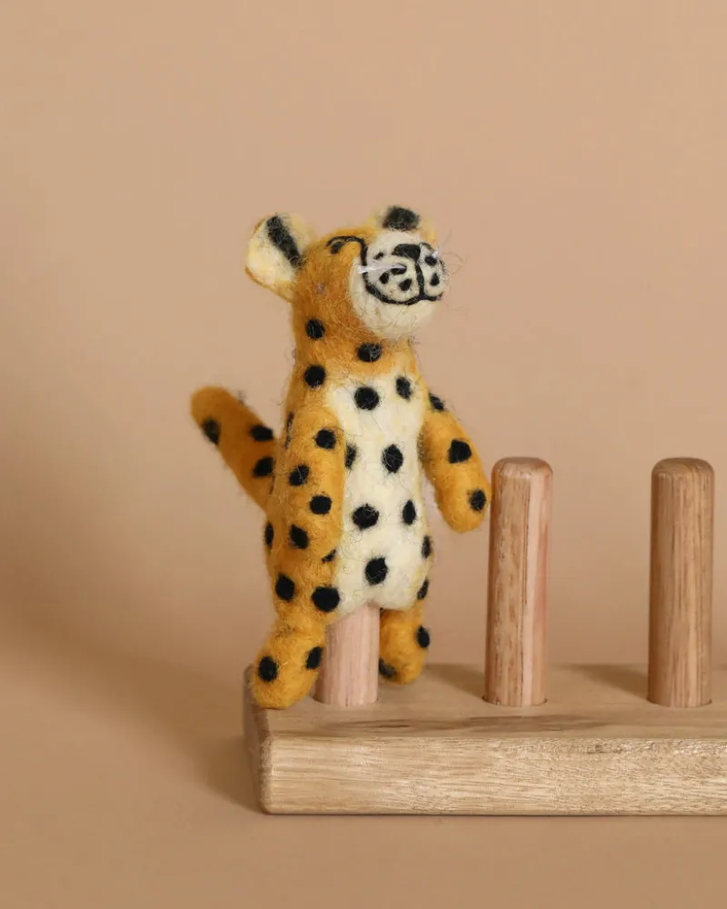 Cheetah Finger Puppet>Deer Harbour Design Outlet