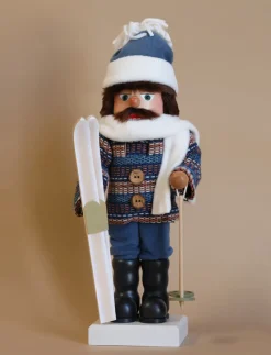 Collectible Wooden Nutcracker - Skier>Christian Ulbricht Fashion