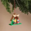Ornament - Santa with Elk House>Christian Ulbricht Online