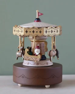Christmas Carousel Music Box>Wooderful Life Outlet