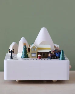 Christmas Train Music Box>Wooderful Life Clearance