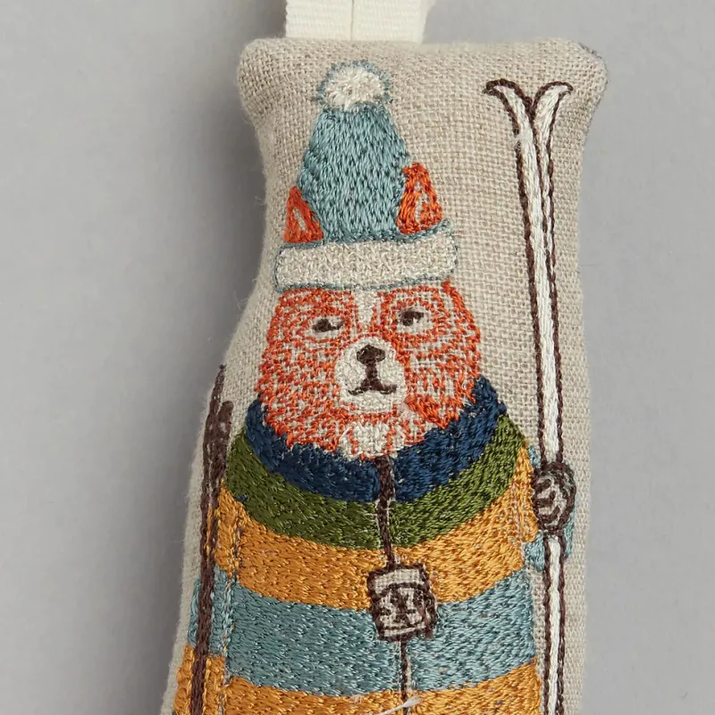 Slopes Fox Ornament>Coral & Tusk Clearance