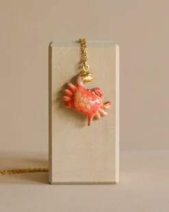 Crab "Golden Grip" Necklace>Camp Hollow Outlet