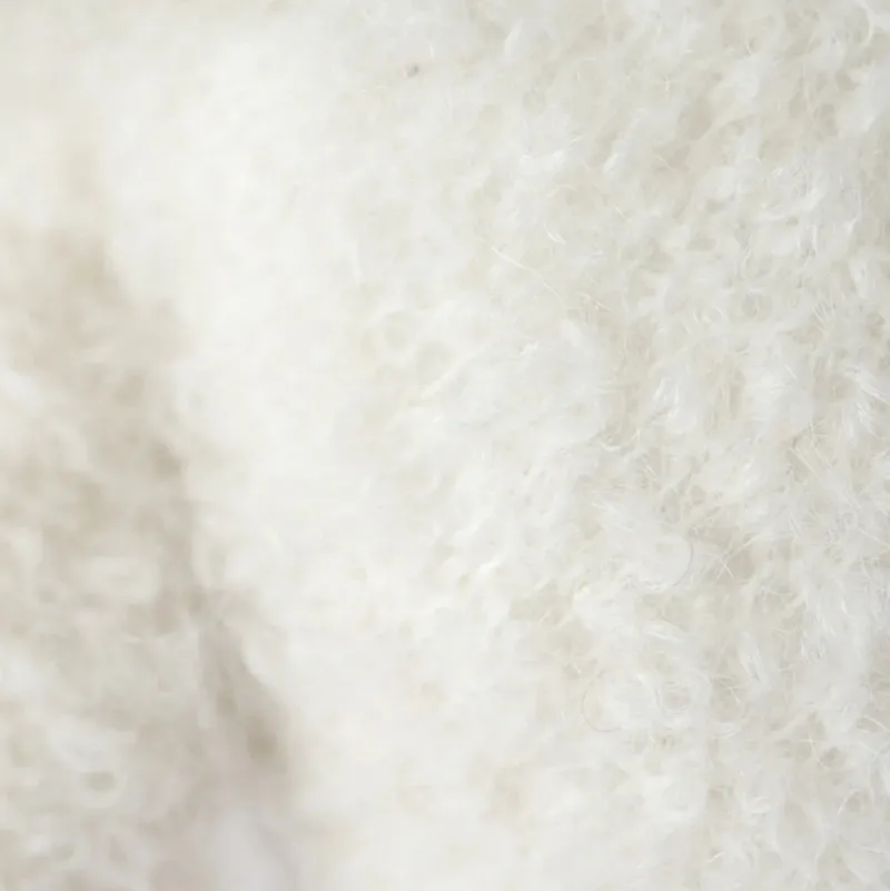 Baby Bouclé Bear - Ivory>Cuddle + Kind Hot