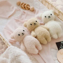 Baby Bouclé Bear - Ivory><noscript><img width=