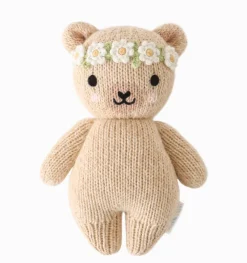 Baby Honey Bear, Ivory Floral>Cuddle + Kind Sale