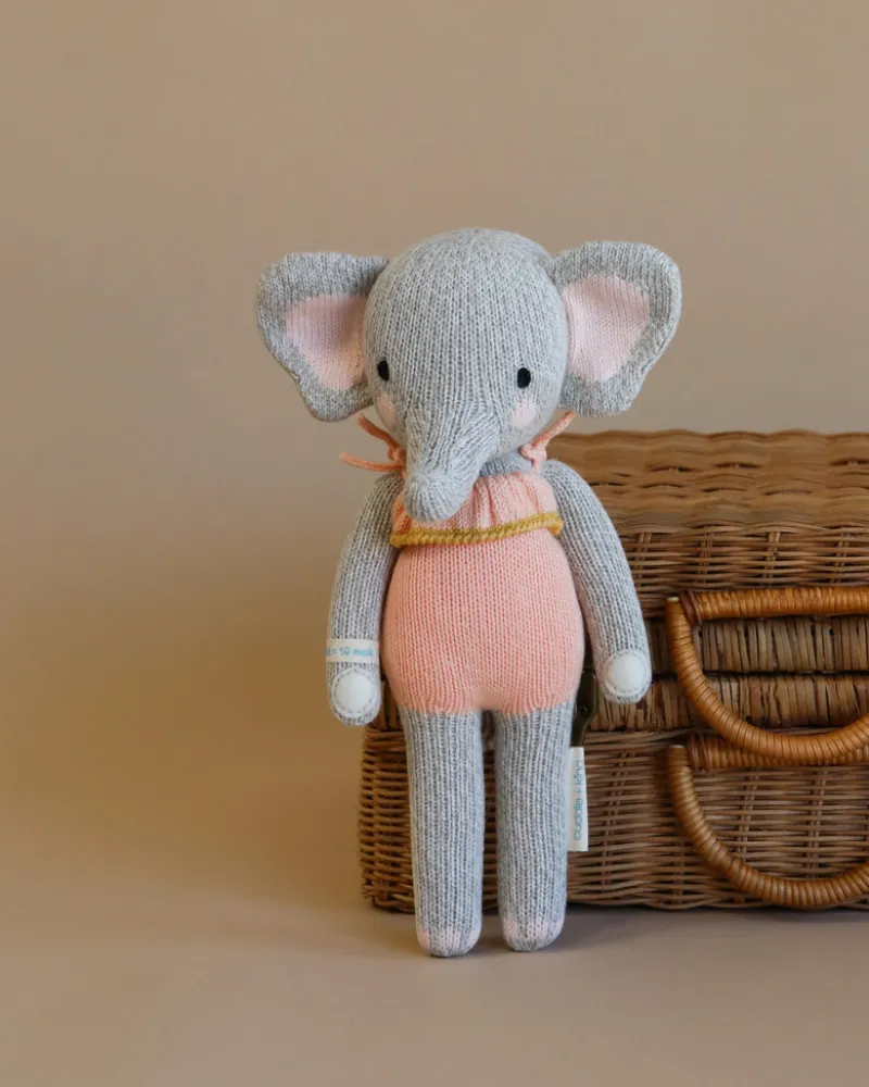Elephant Stuffed Animal>Cuddle + Kind Fashion