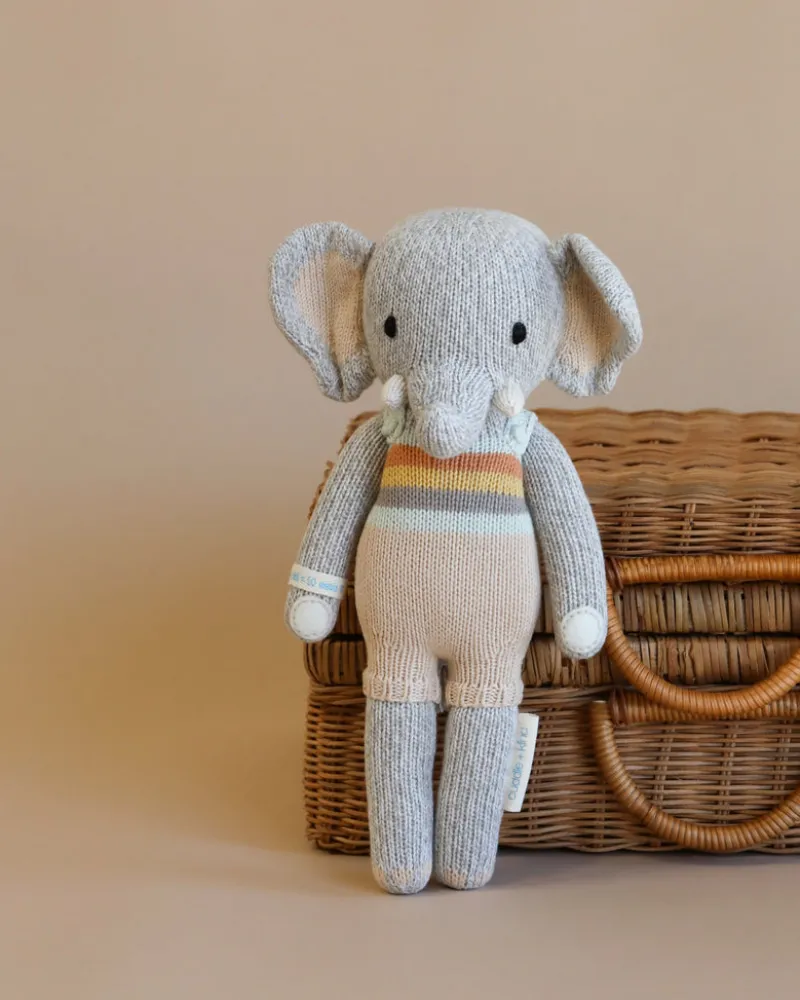 Elephant Stuffed Animal>Cuddle + Kind Fashion