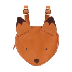 Mini Leather Backpack - Fox><noscript><img width=