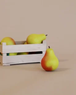 Pear Green-Red Pretend Food>Erzi Best