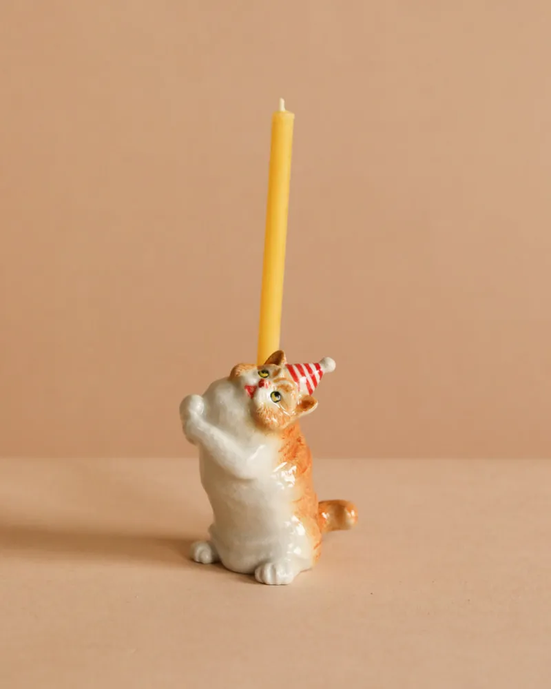 Exotic Shorthair Cat Cake Topper>Camp Hollow Porcelain Animal Treasures Discount