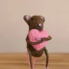 Felt Mouse With Heart>Sew Heart Felt New