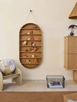 Ferm Living Oval Oak Dorm Shelf>Odin Parker Online
